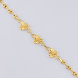 Pulso Gc Corazón Diamantado 2.45 g / 18.5 cm / 3.2 mm Oro Amarillo 18K