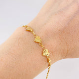 Pulso Gc Corazón Diamantado 2.45 g / 18.5 cm / 3.2 mm Oro Amarillo 18K