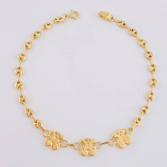 Pulso Gc Oso Tous 2.4 g / 17.5 cm / 3.2 mm Oro Amarillo 18K !