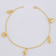 Pulso Espiga Dijes 2.35 g / 19 cm / 1.4 mm Oro Amarillo 18K