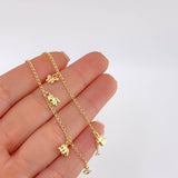 Pulso Espiga Dijes 2.35 g / 19 cm / 1.4 mm Oro Amarillo 18K