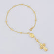 Pulso Denario Virgen Milagrosa 2.5 g / 18.5 cm / 3 mm Oro Amarillo 18K