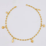 Tobillera Gc Dijes 3.8 g / 25.5 cm / 3.2 mm Oro Amarillo 18K