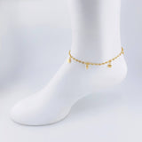 Tobillera Gc Dijes 3.8 g / 25.5 cm / 3.2 mm Oro Amarillo 18K