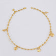 Tobillera Gc Dijes 3.95 g / 26.5 cm / 3.1 mm Oro Amarillo 18K