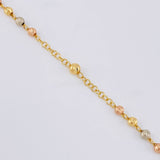 Rosario San Miguel 10.65 g / 57.4 cm / 4 mm Tres Oros 18K