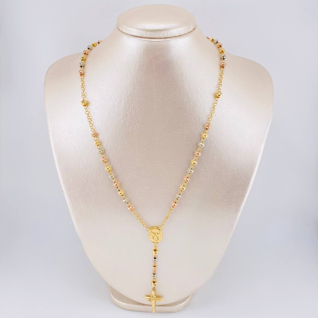 Rosario San Miguel 10.65 g / 57.4 cm / 4 mm Tres Oros 18K