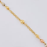 Rosario San Miguel 10.55 g / 57.2 cm / 4 mm Tres Oros 18K