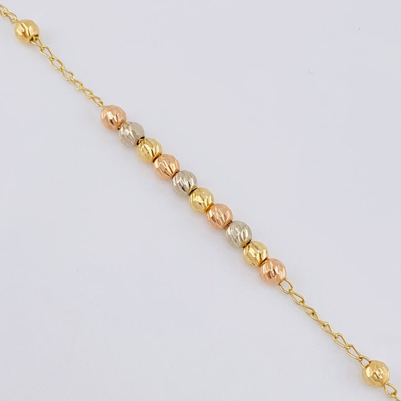 Rosario Virgen Milagrosa 7.6 g / 51.8 cm / 4 mm Tres Oros 18K