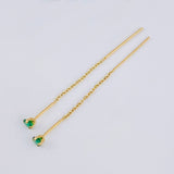 Topos Cadena Largos 0.95 g / 5.8 cm Oro Amarillo 18K