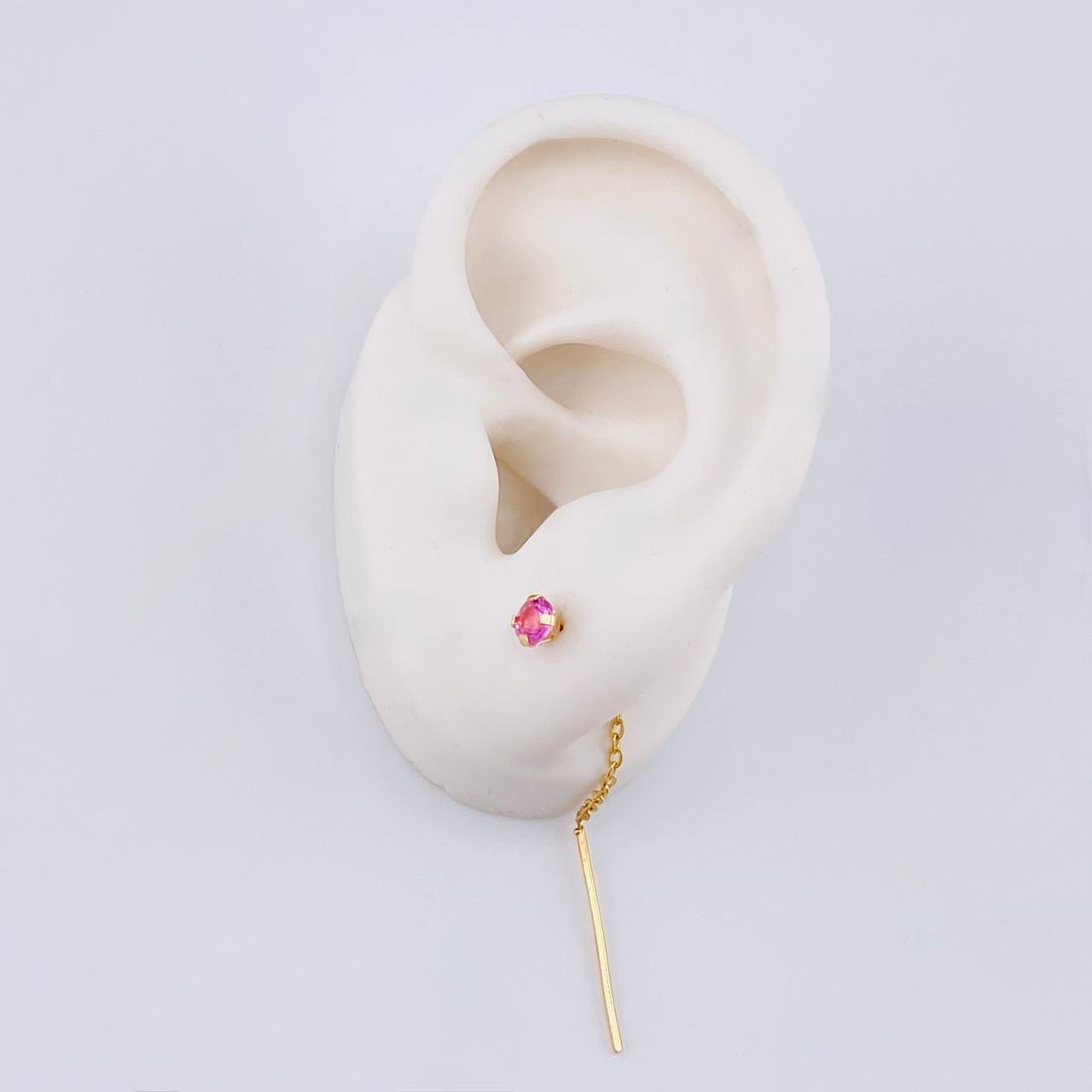Topos Cadena Largos 0.95 g / 5.8 cm Oro Amarillo 18K