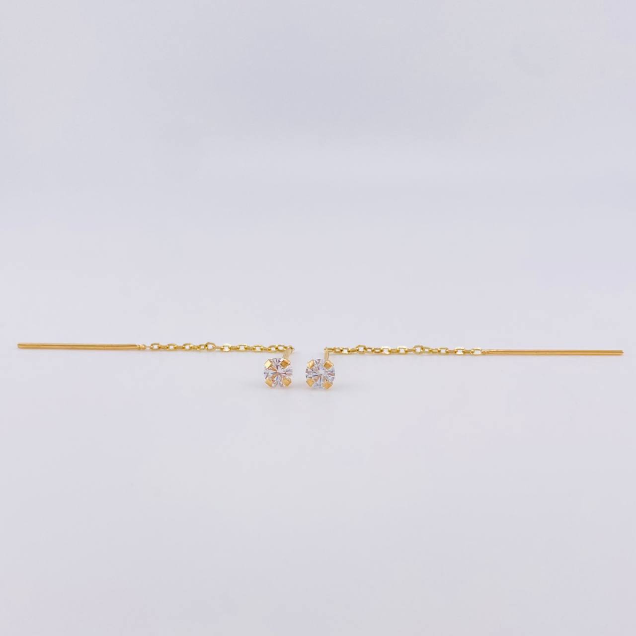 Topos Cadena Largos 1 g / 5.8 cm Oro Amarillo 18K