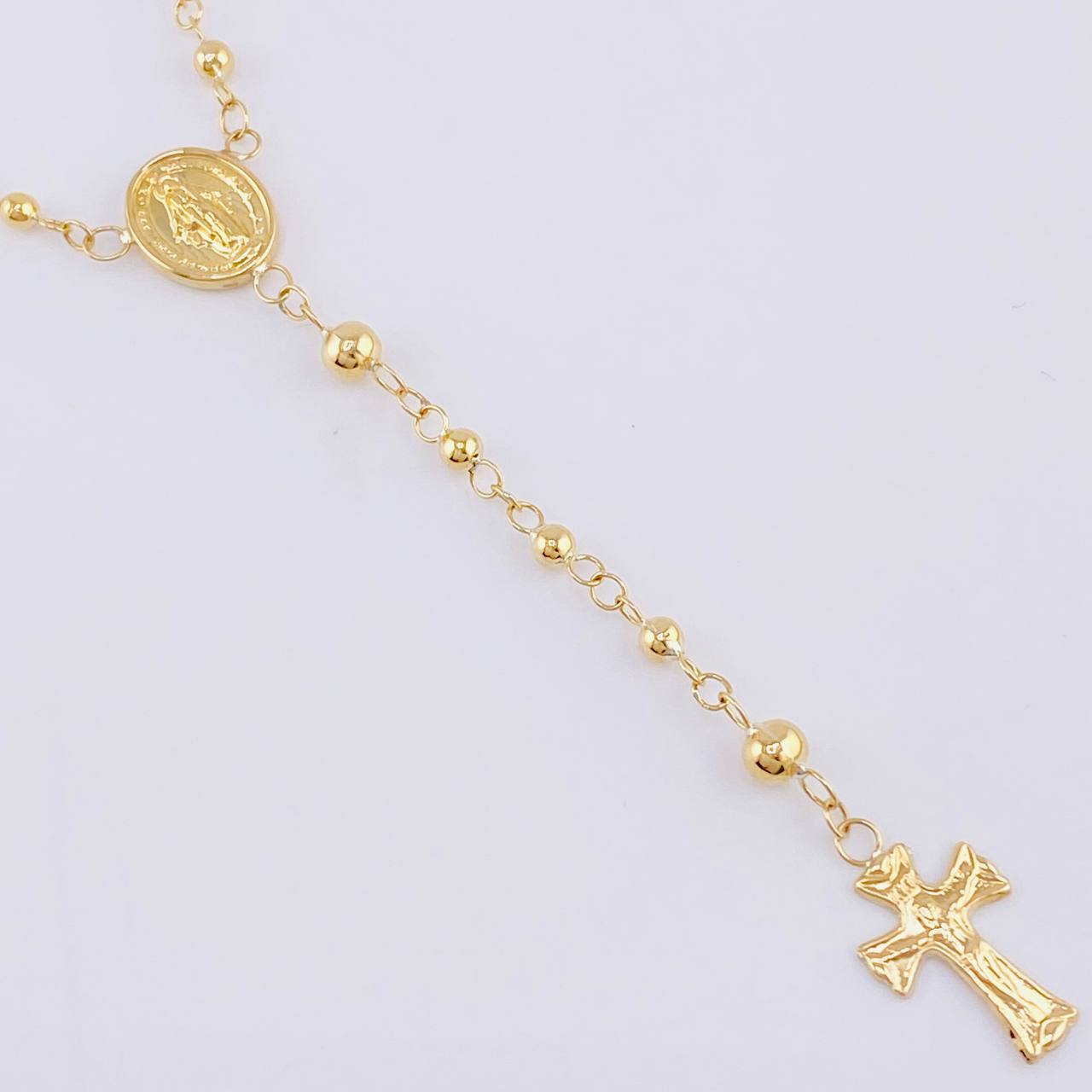 Rosario Virgen Milagrosa 6.7 g / 53.8 cm / 3 mm Oro Amarillo 18K