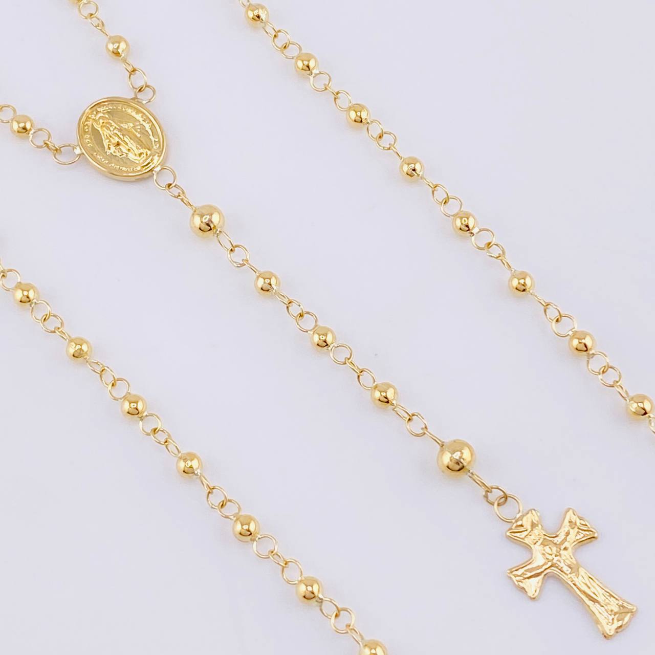 Rosario Virgen Milagrosa 6.7 g / 53.8 cm / 3 mm Oro Amarillo 18K