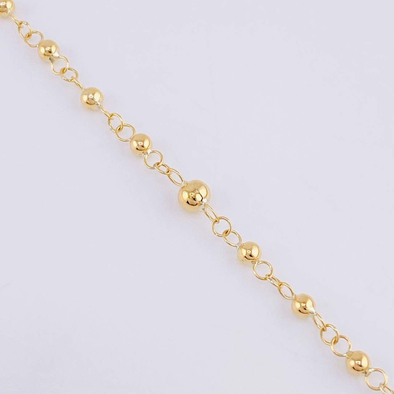 Rosario Virgen Milagrosa 6.7 g / 53.8 cm / 3 mm Oro Amarillo 18K