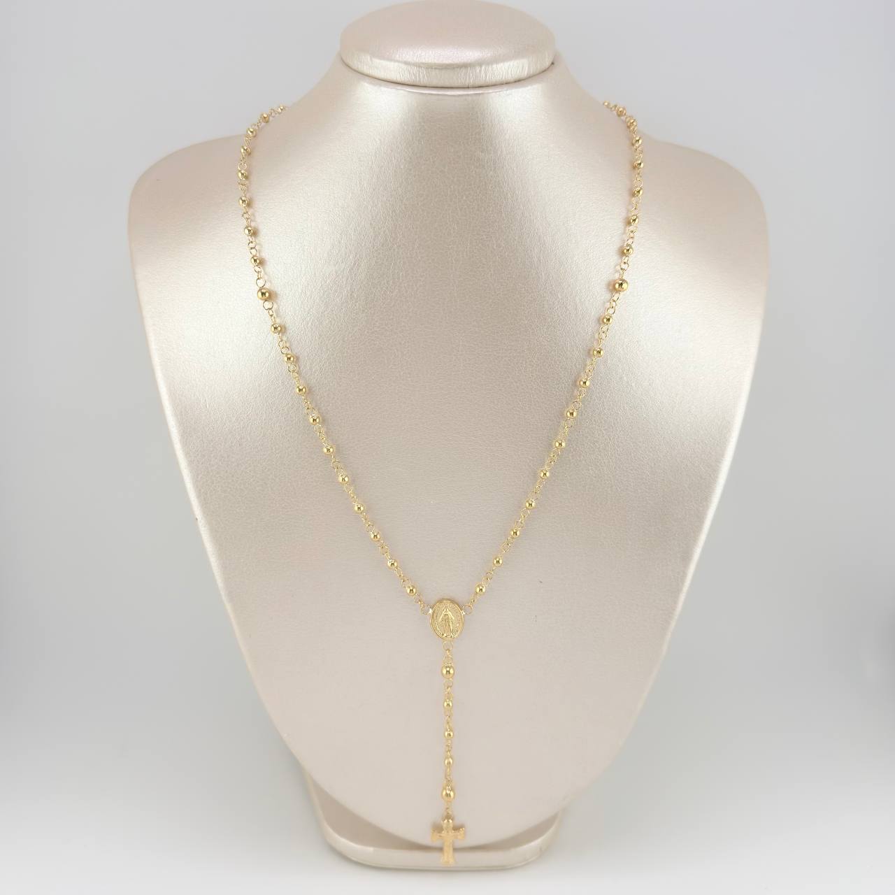 Rosario Virgen Milagrosa 6.7 g / 53.8 cm / 3 mm Oro Amarillo 18K
