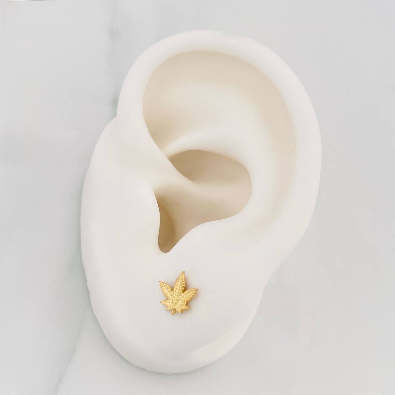 Topos Hojas 0.85g / 8.2mm Oro Amarillo 18K