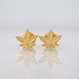 Topos Hojas 0.85g / 8.2mm Oro Amarillo 18K