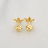 Topos Hojas 0.85g / 8.2mm Oro Amarillo 18K