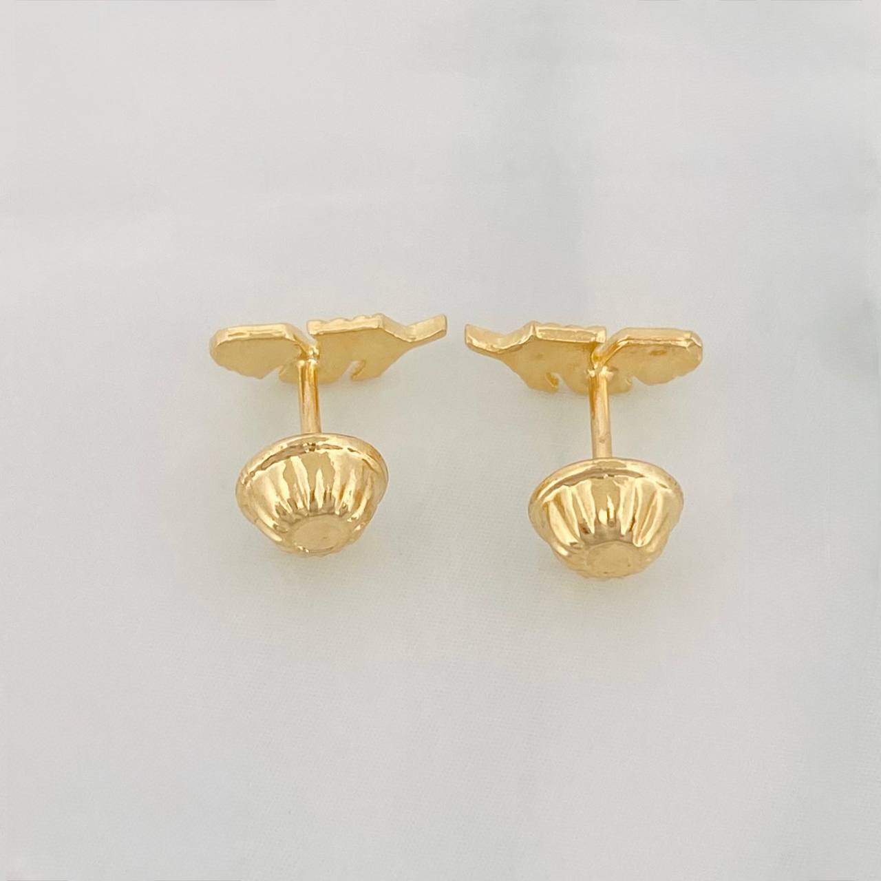 Topos Pluma 0.7g / 3.2mm Oro Amarillo 18K