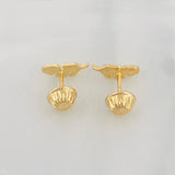 Topos Pluma 0.7g / 3.2mm Oro Amarillo 18K