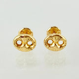 Topos GC Diamantado 0.75gr / 8mm Oro Amarillo 18K