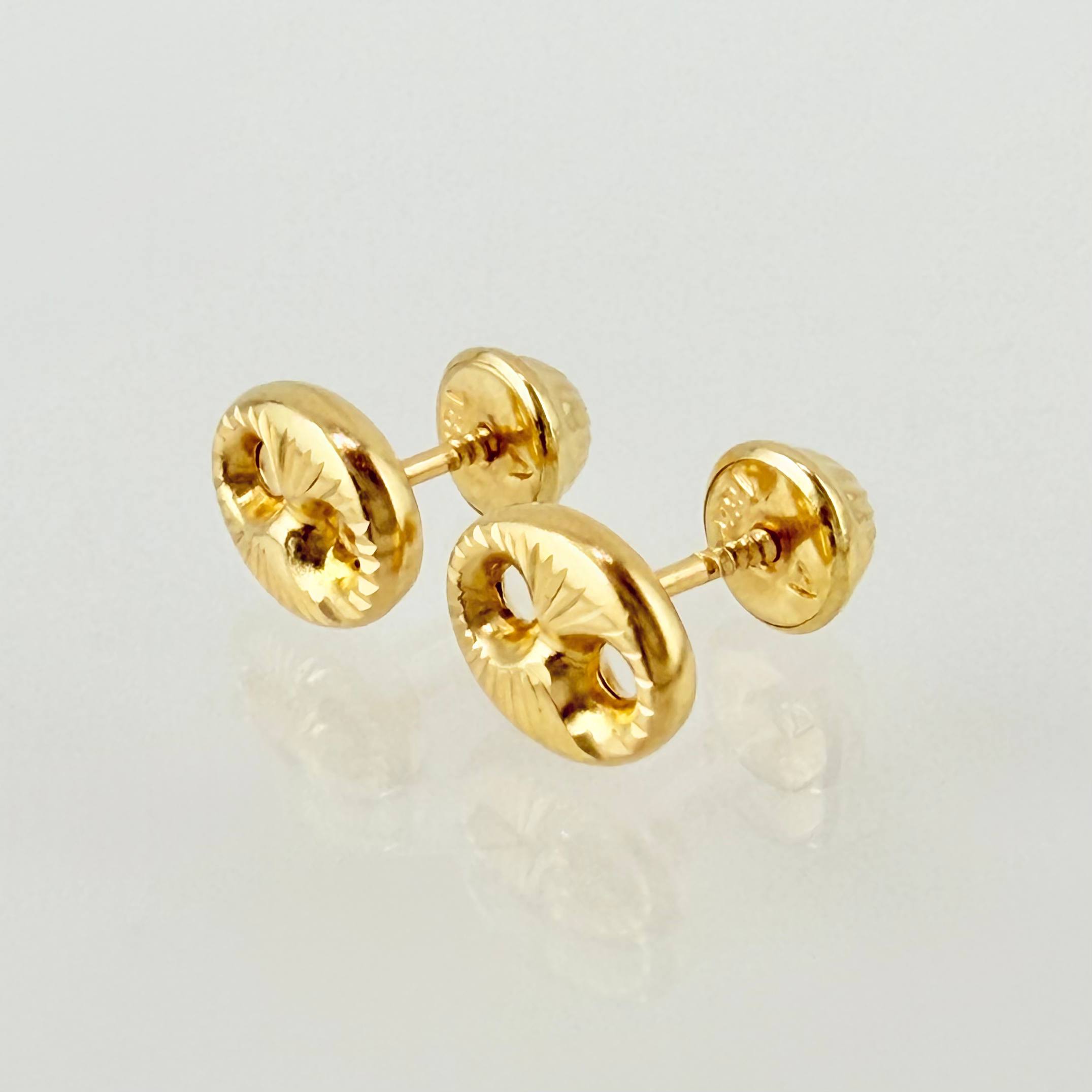Topos GC 0.85gr / 8mm Oro Amarillo 18K ©