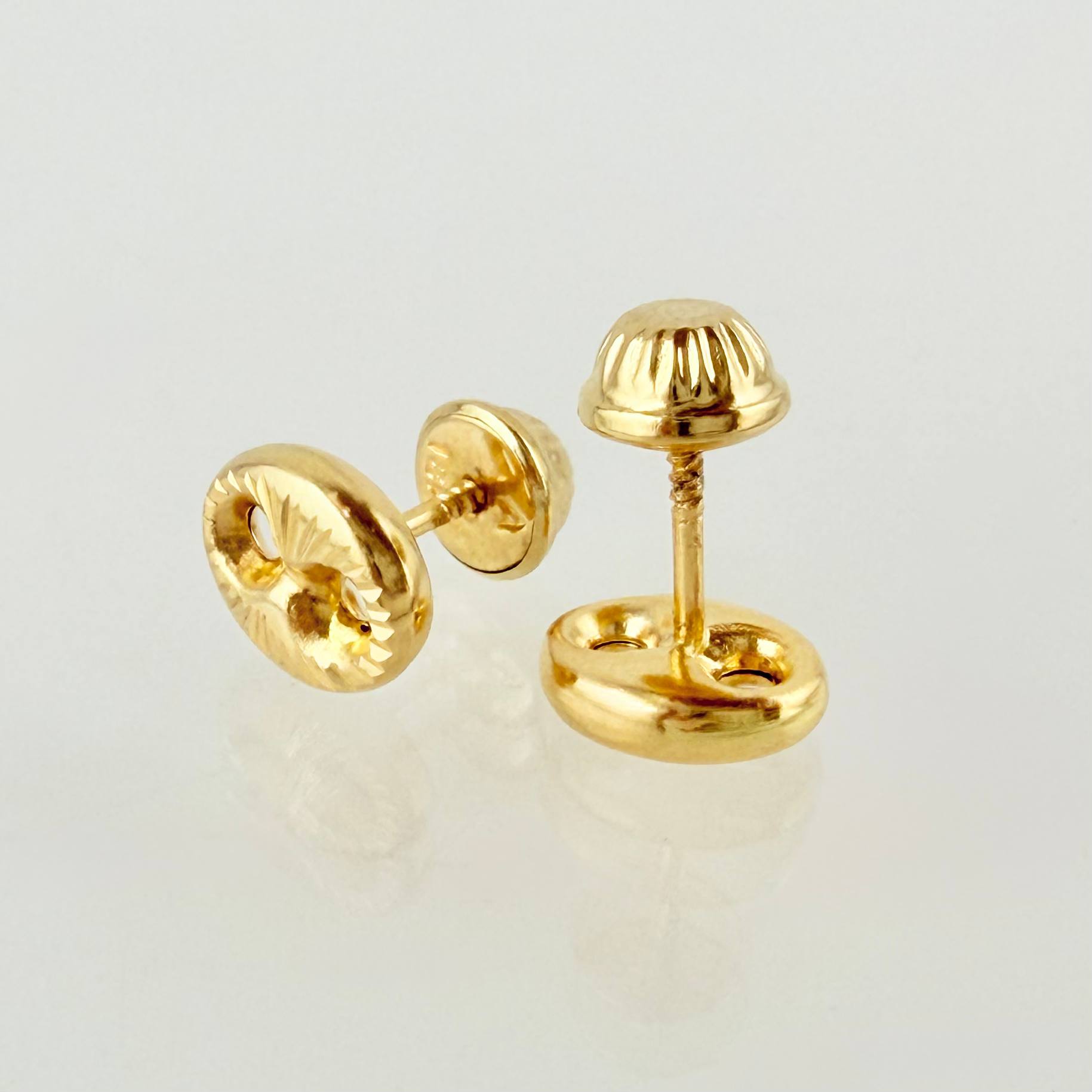 Topos GC 0.85gr / 8mm Oro Amarillo 18K ©