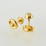 Topos GC Diamantado 0.75gr / 8mm Oro Amarillo 18K