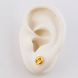 Topos GC 0.85gr / 8mm Oro Amarillo 18K ©