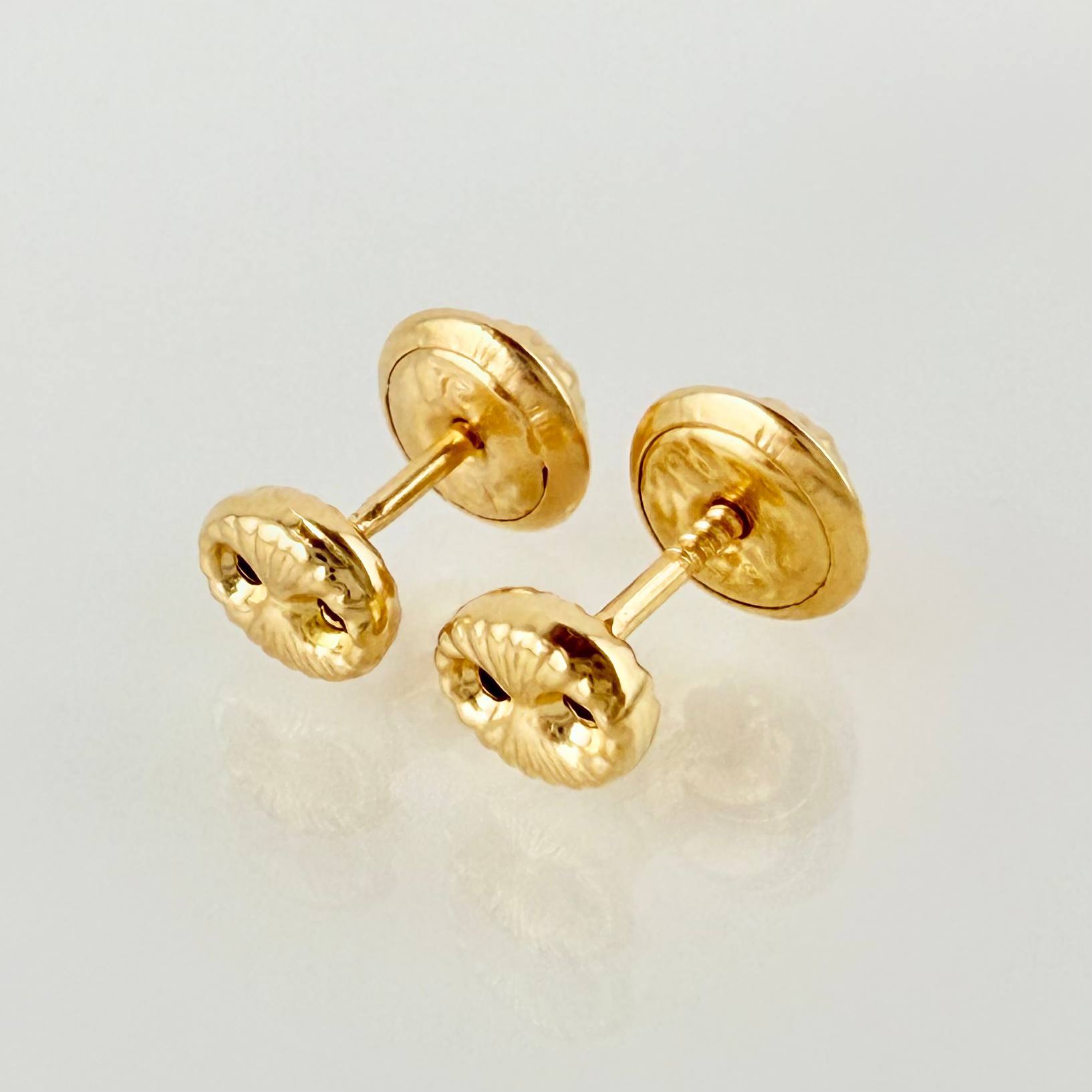Topos GC Diamantados 0.55gr / 5mm Oro Amarillo 18K ©