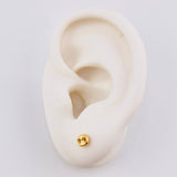 Topos GC Diamantados 0.55gr / 5mm Oro Amarillo 18K ©