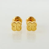Topos Trebol Dorado 0.6gr / 5.5mm Oro Amarillo 18K ©