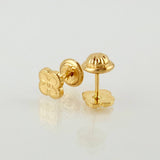 Topos Trebol Dorado 0.6gr / 5.5mm Oro Amarillo 18K ©