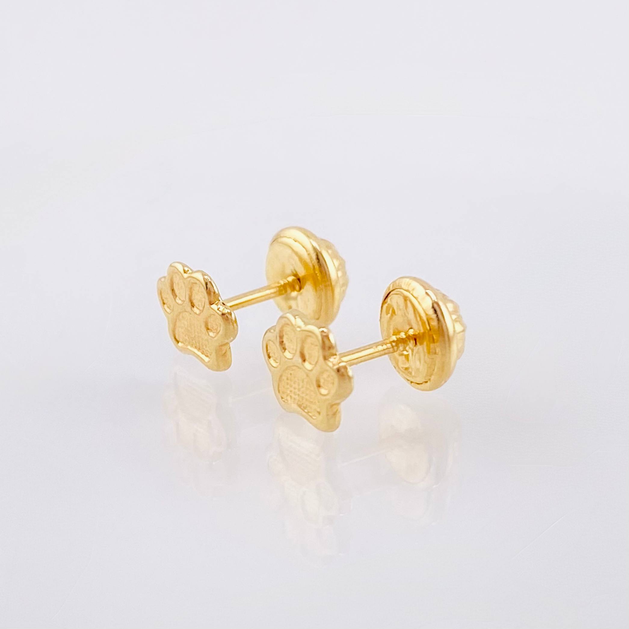 Topos Huella 0.6gr / 5mm Oro Amarillo 18K