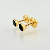 Topos Bisel 0.6gr / 4mm Oro Amarillo 18K