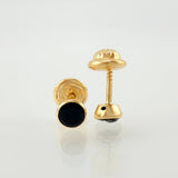 Topos Bisel 0.6gr / 4mm Oro Amarillo 18K