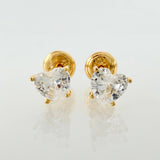 Topos Corazón 1.05gr / 5.1mm Oro Amarillo 18K