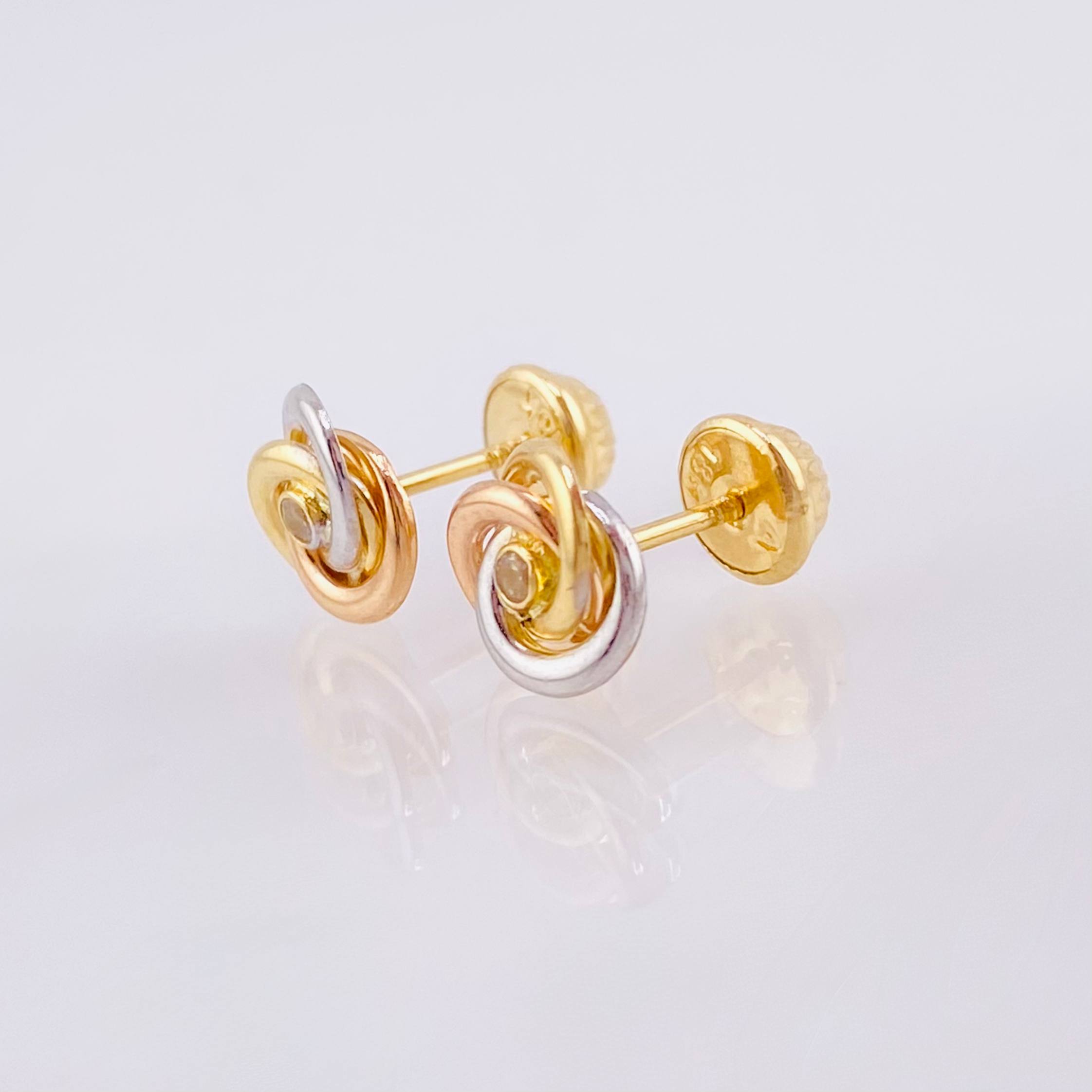 Topos Helice 0.85gr / 7mm Tres Oros 18K