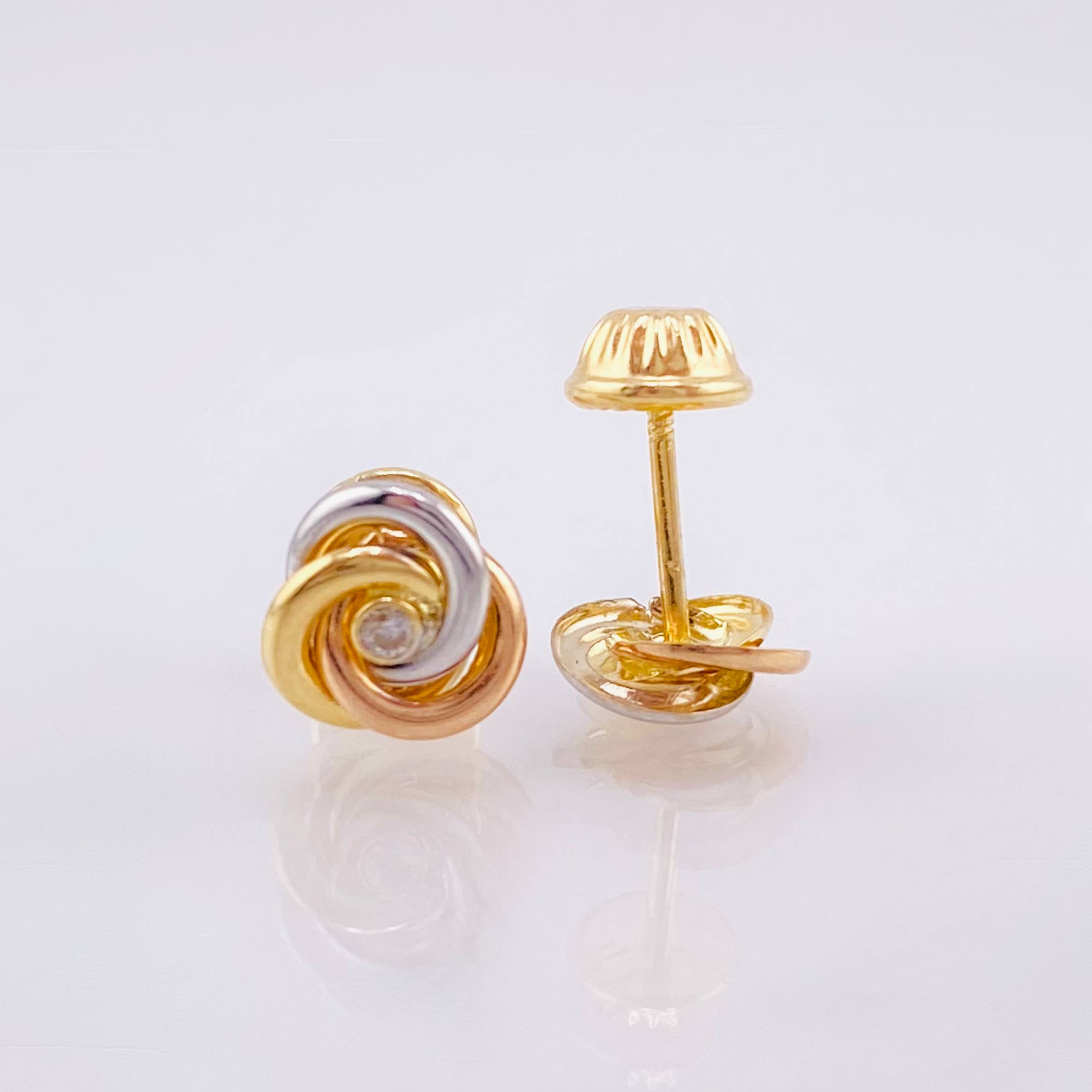 Topos Helice 0.85gr / 7mm Tres Oros 18K