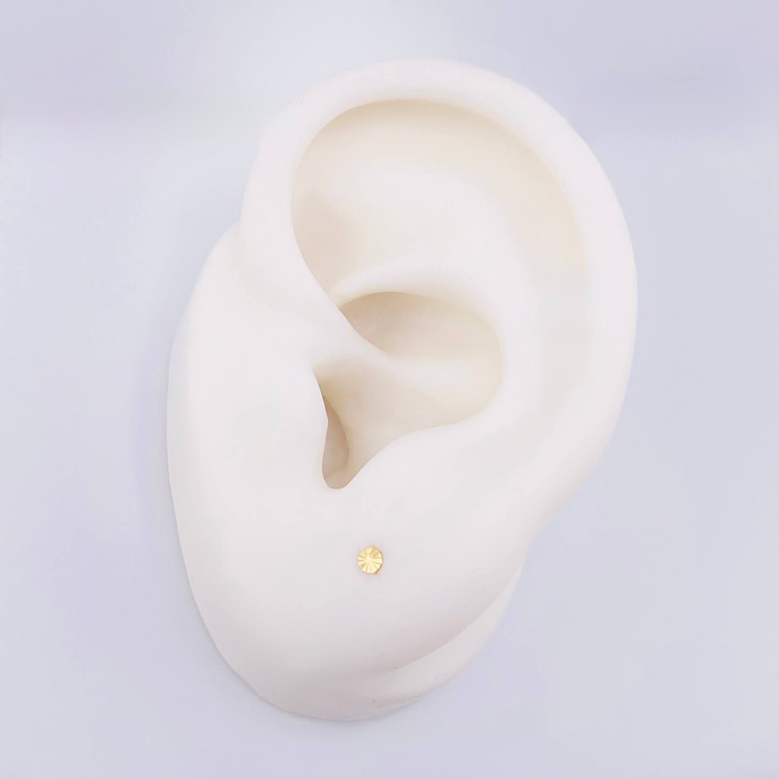 Topos Circulo 0.4gr / 2.3mm Oro Amarillo 18K