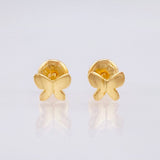 Topos Mariposa 0.7gr / 5mm Oro Amarillo 18K