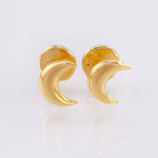Topos Media Luna 0.45g / 6.5mm Oro Amarillo 18K