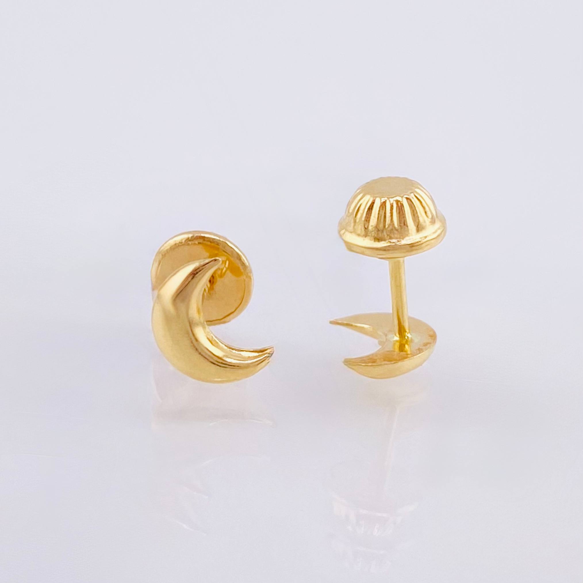 Topos Luna Menguante 0.45g / 6.55mm Oro Amarillo 18K