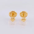 Topos Corazón 0.4gr / 3mm Oro Amarillo 18K