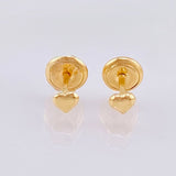 Topos Corazón 0.4gr / 3mm Oro Amarillo 18K