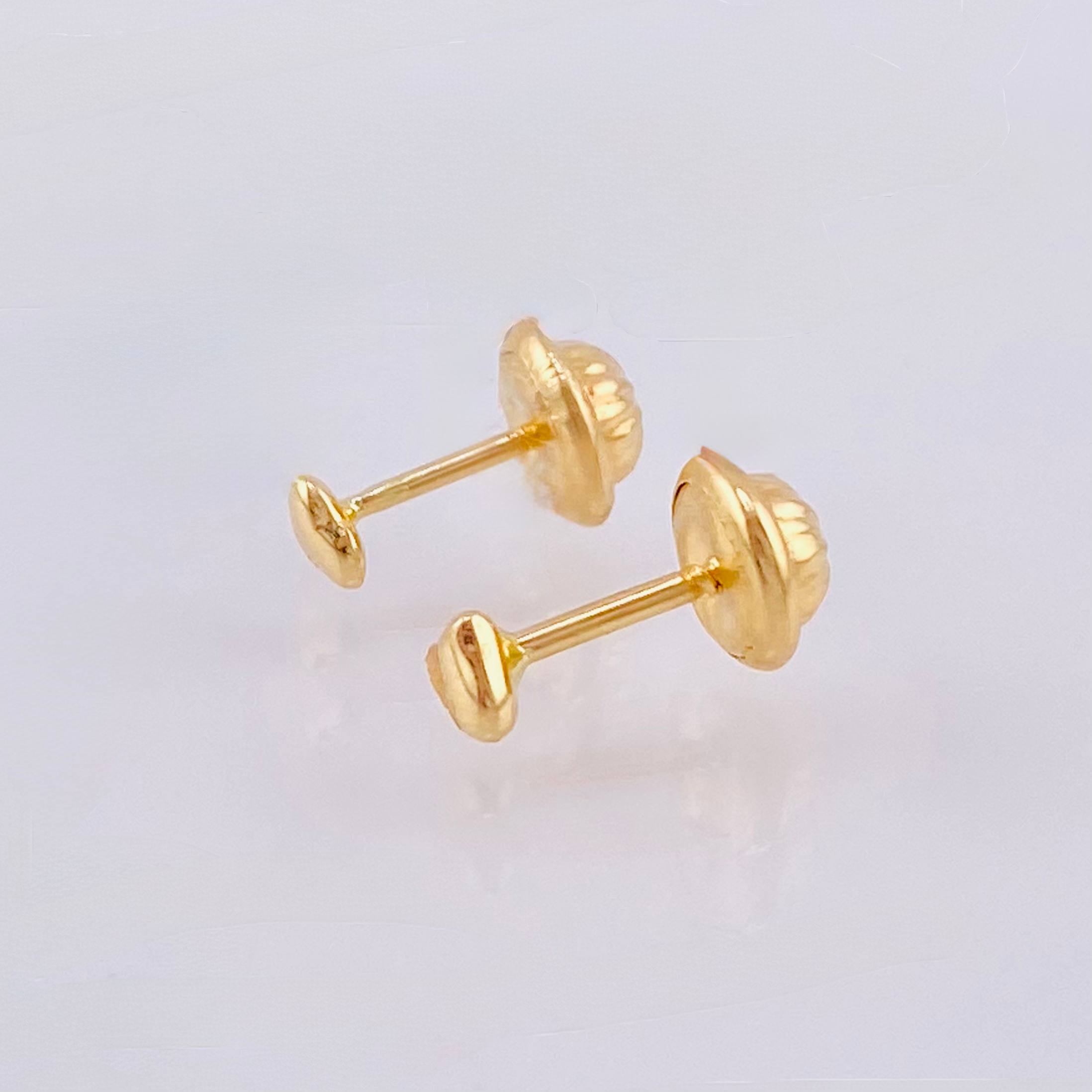 Topos Corazón 0.4gr / 3mm Oro Amarillo 18K