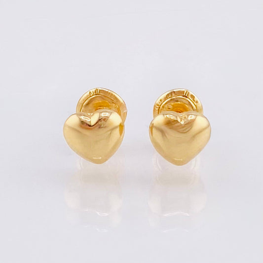 Topos Corazón 0.65gr / 6.1mm Oro Amarillo 18K ©