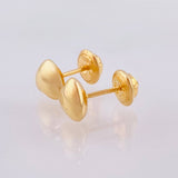 Topos Corazón 0.65gr / 6mm Oro Amarillo 18K