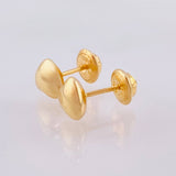 Topos Corazón 0.65gr / 6.1mm Oro Amarillo 18K ©